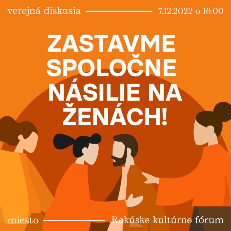 Verejná diskusia Zastavme spoločne násilie na ženách – PODUJATIE SA NEUSKUTOČNÍ.