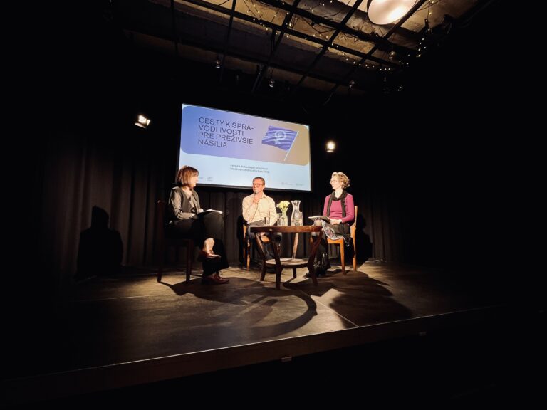 Ďakujeme, že ste s nami diskutovali o spravodlivosti pre preživšie násilia