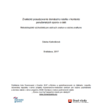 Znalecké posudzovanie domáceho násilia v kontexte poručenských sporov o deti. Metodologické východiská pre súdnych znalcov a súdne znalkyne